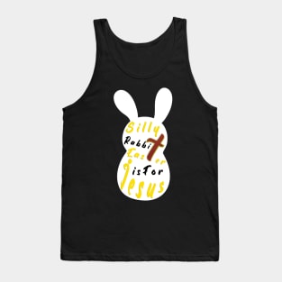 Silly Rabbit Easter is for Jesus, happy easter day funny gift, easter bunny Tank Top